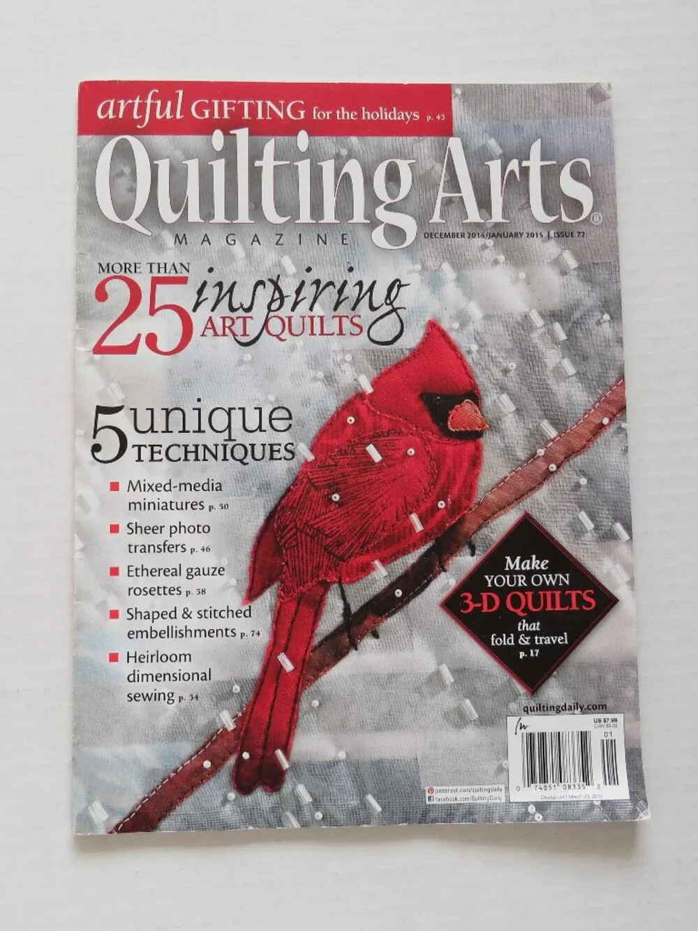 Quilting Arts Magazine December 2014/January 2015 Issue 72